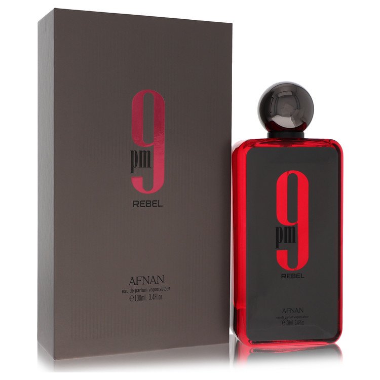 9 Pm Rebel Cologne By Afnan 3.4 Oz Eau De Parfum Spray For Men In Box